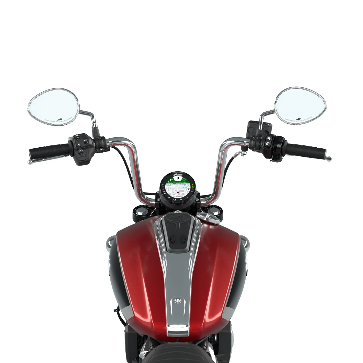 10 in. Ape Hanger Handlebars, Chrome - 2890553-156