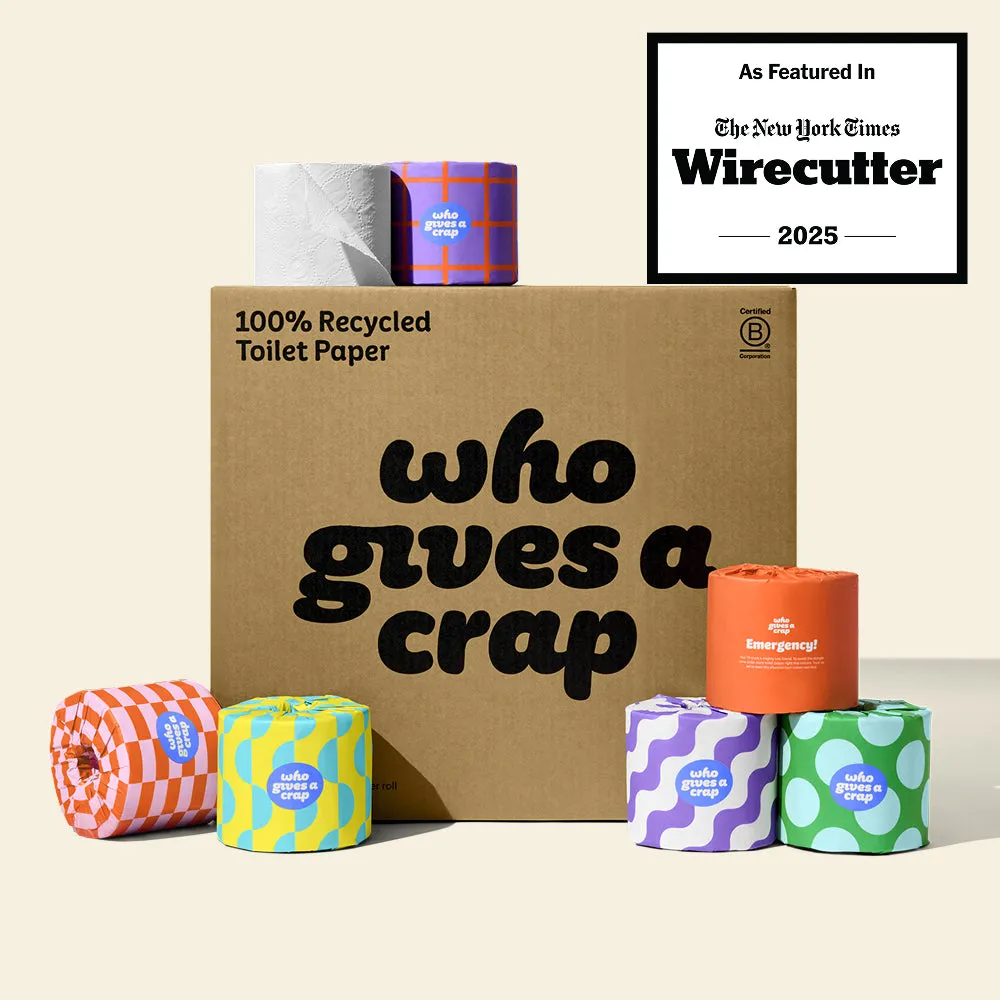 100% Recycled Toilet Paper