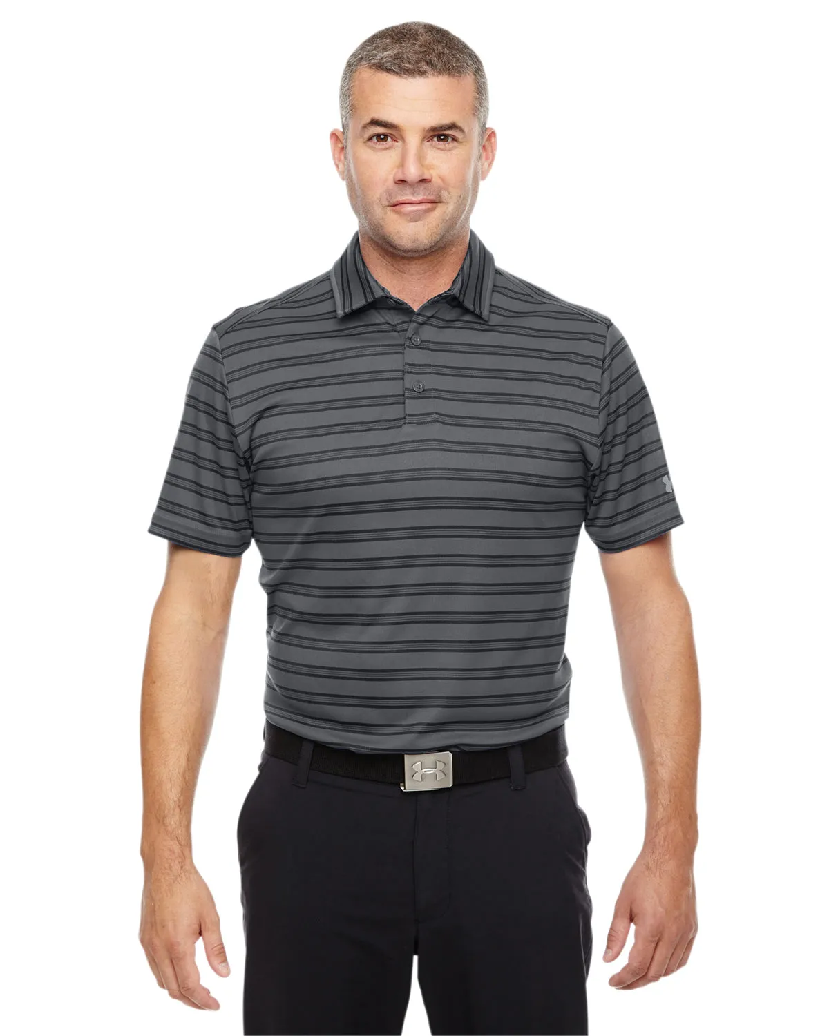 1283704 Under Armour Tech Stripe Polo