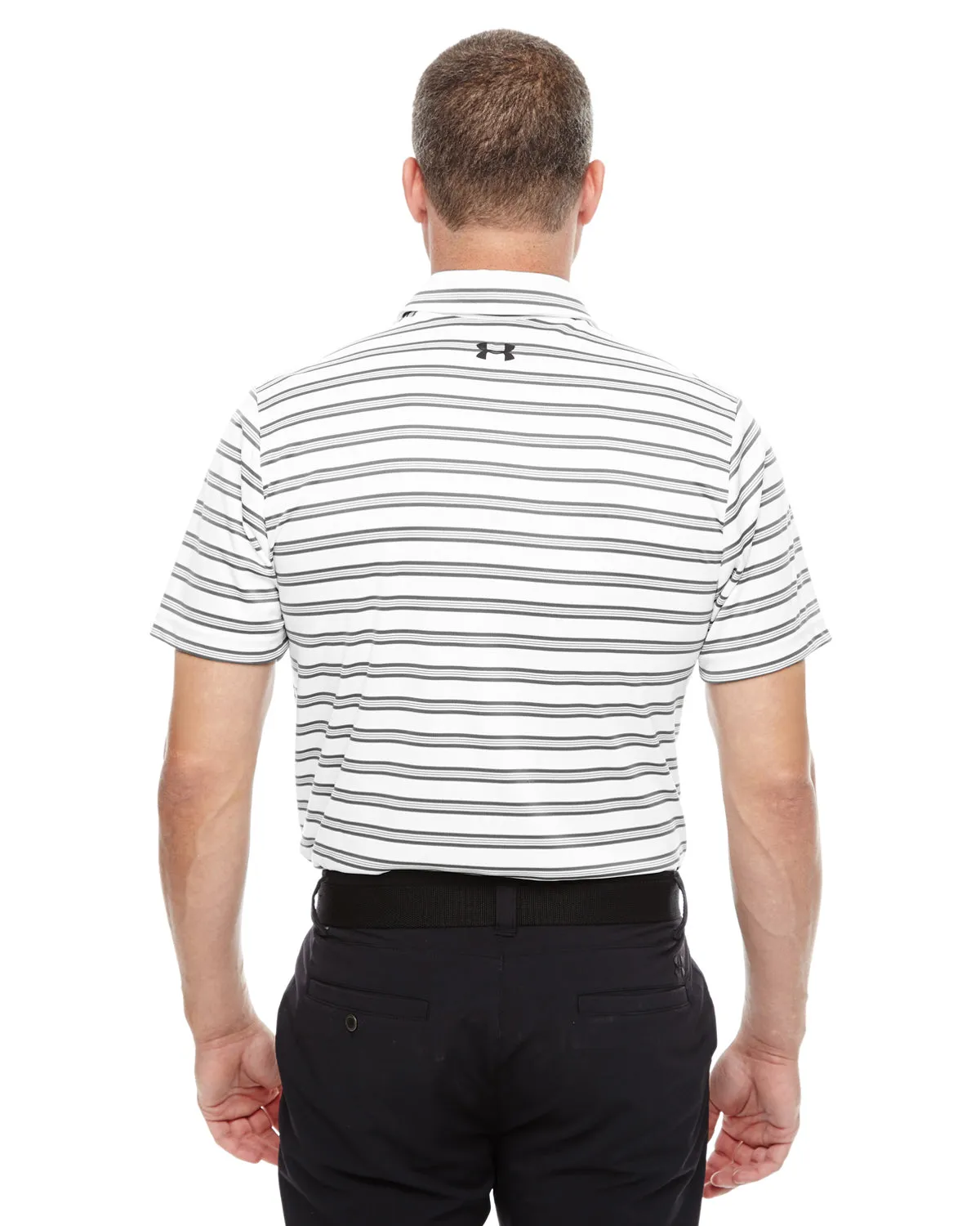 1283704 Under Armour Tech Stripe Polo