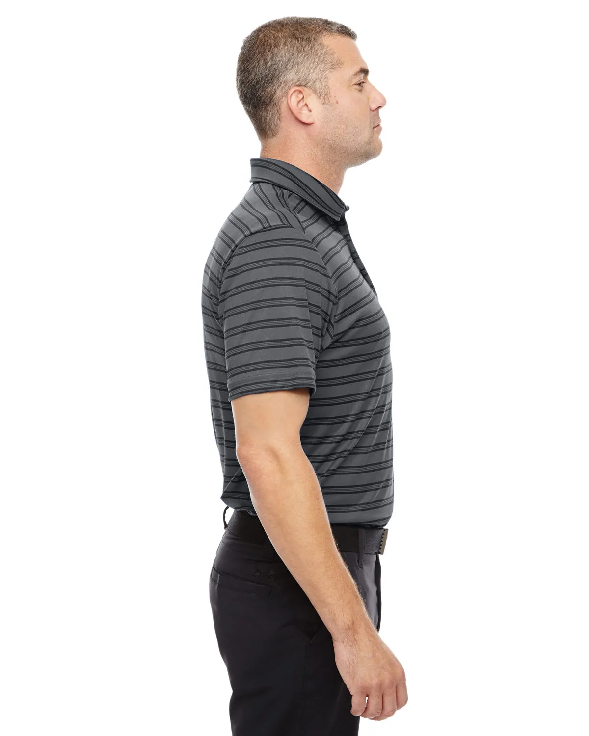 1283704 Under Armour Tech Stripe Polo