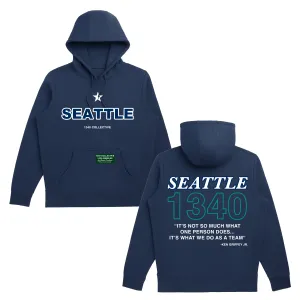 1340 SEATTLE BLUE - HOODIE