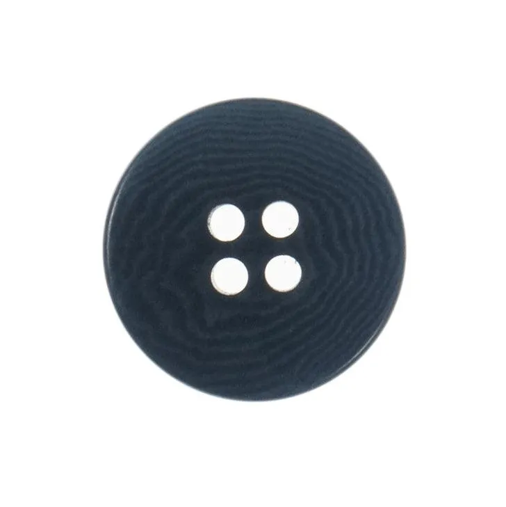 18mm Eco Button | 4 Hole | Corozo | Navy