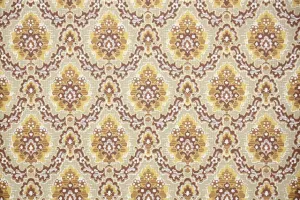 1960s Damask Vintage Wallpaper
