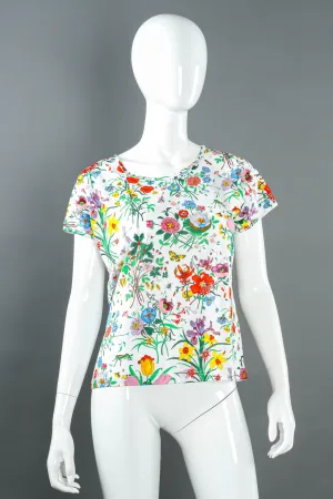 1980s Flora Top