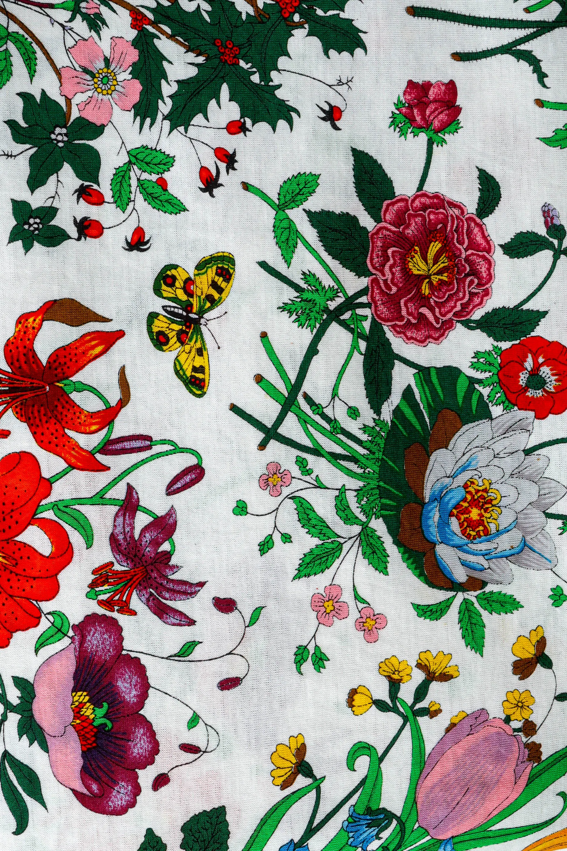1980s Flora Top