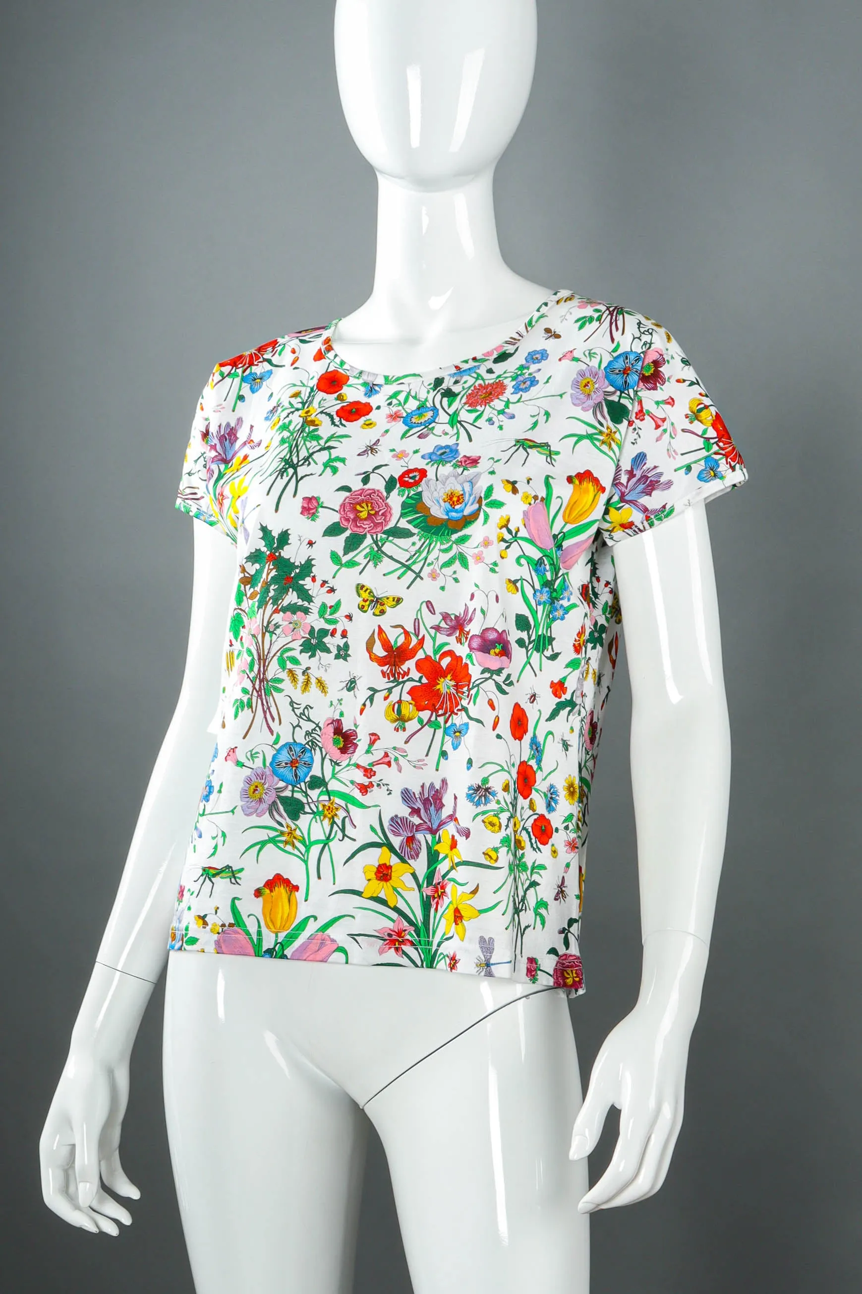1980s Flora Top