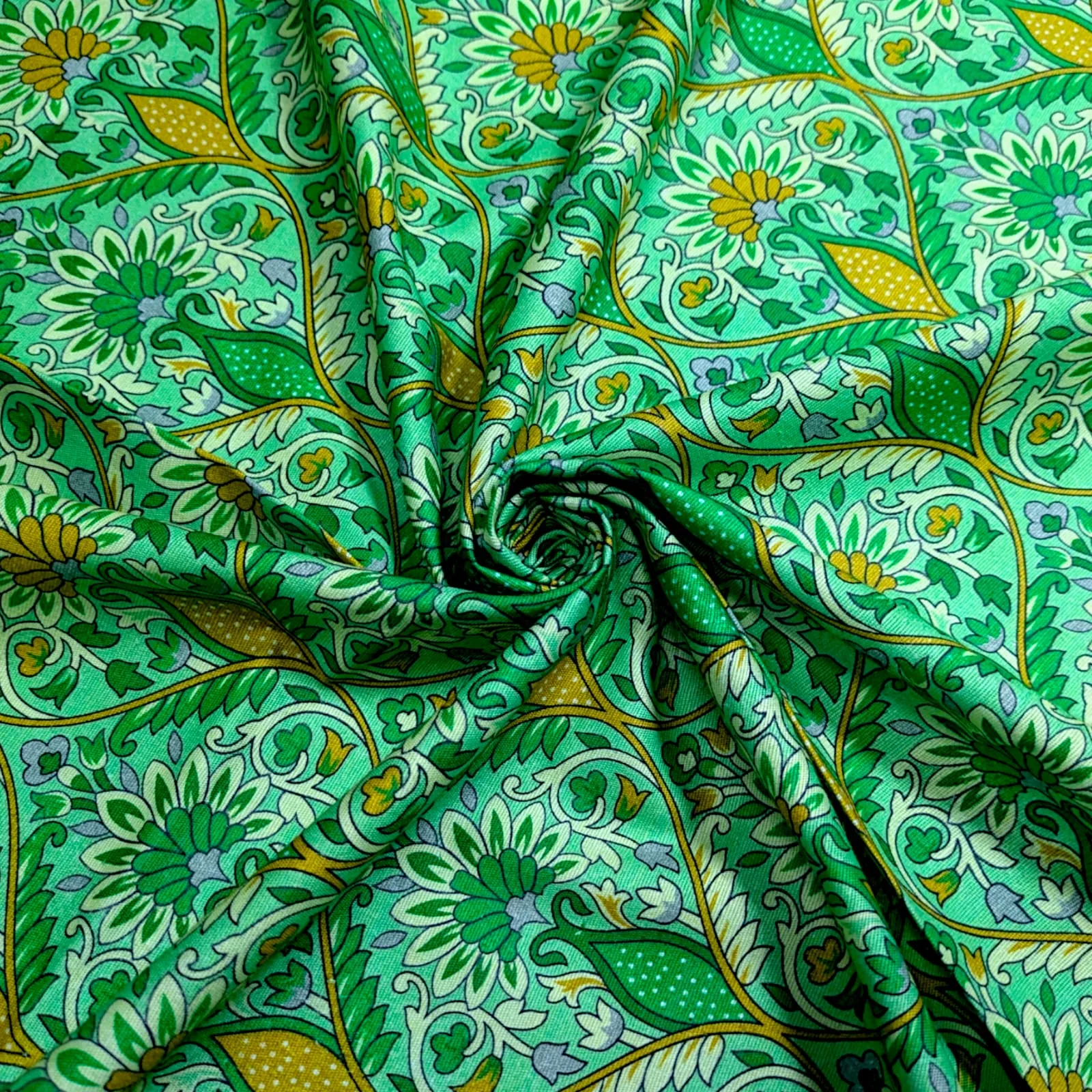 2 Piece Sea-Green Khaddar Suit (Unstitched)