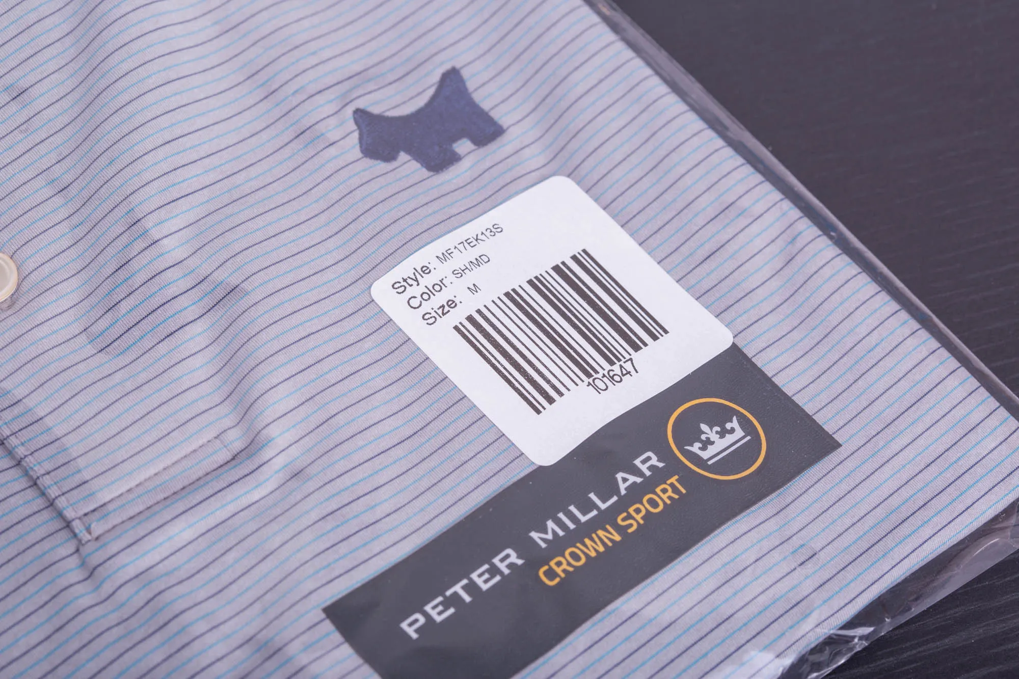 2017 Holiday Tour Tech Chesapeake Stripe Shadow Polo Shirt