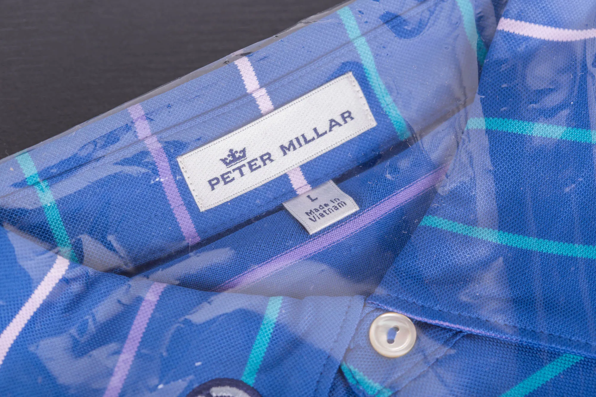 2018 Web.com Scotty Bulldog Plaza Blue Polo Shirt