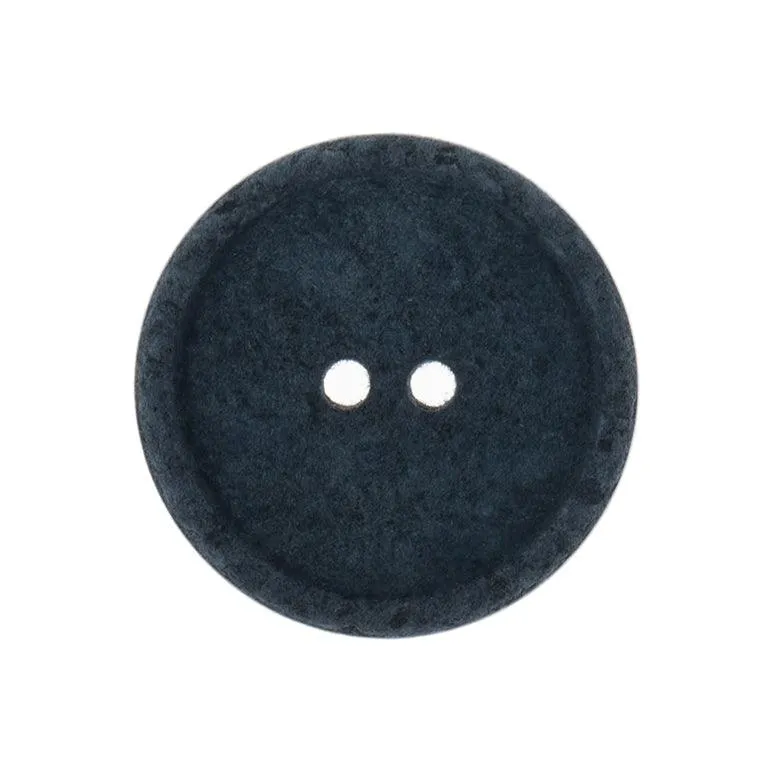 20mm Eco Button | 2 Hole | Recycled Cotton | Navy