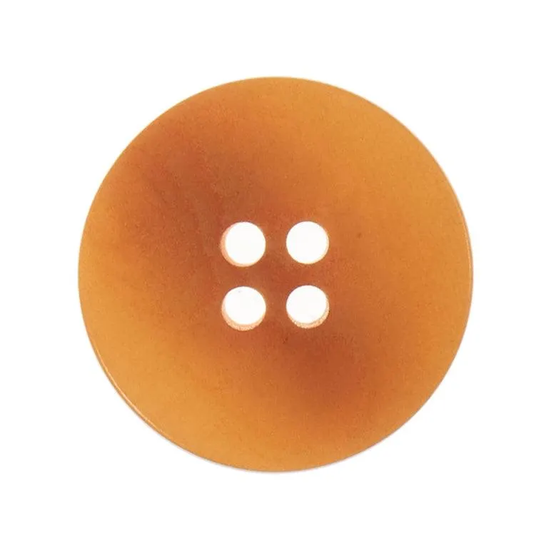 23mm Eco Button | 4 Hole | Corozo | Light Brown