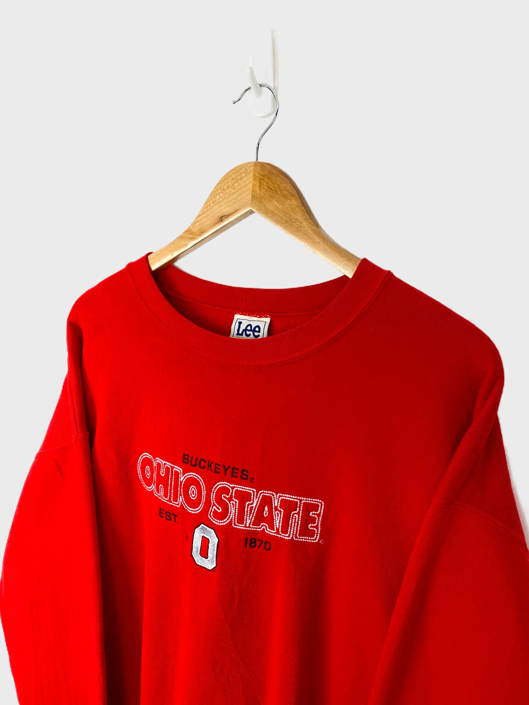 90's Ohio State Buckeyes Embroidered Vintage Sweatshirt Size M