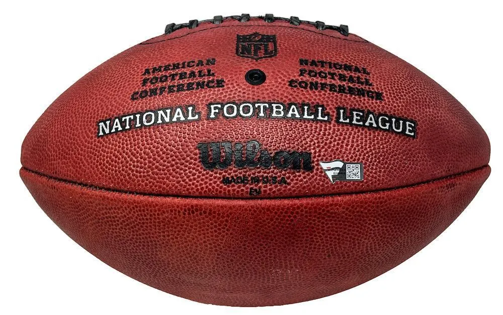 AARON RODGERS Autographed Duke Metallic Packers Logo Football FANATICS