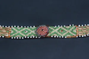African Royal Kuba Headband/Headdress/Belt Antique Congo D.R.C.