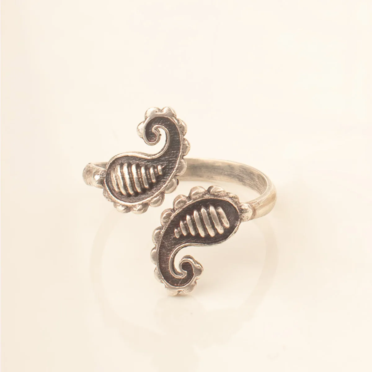 Anokhi Silver Finger Ring by MOHA