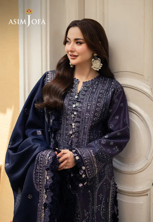 Asim Jofa | Pashmina | Embroidered Twill | AJKI-05