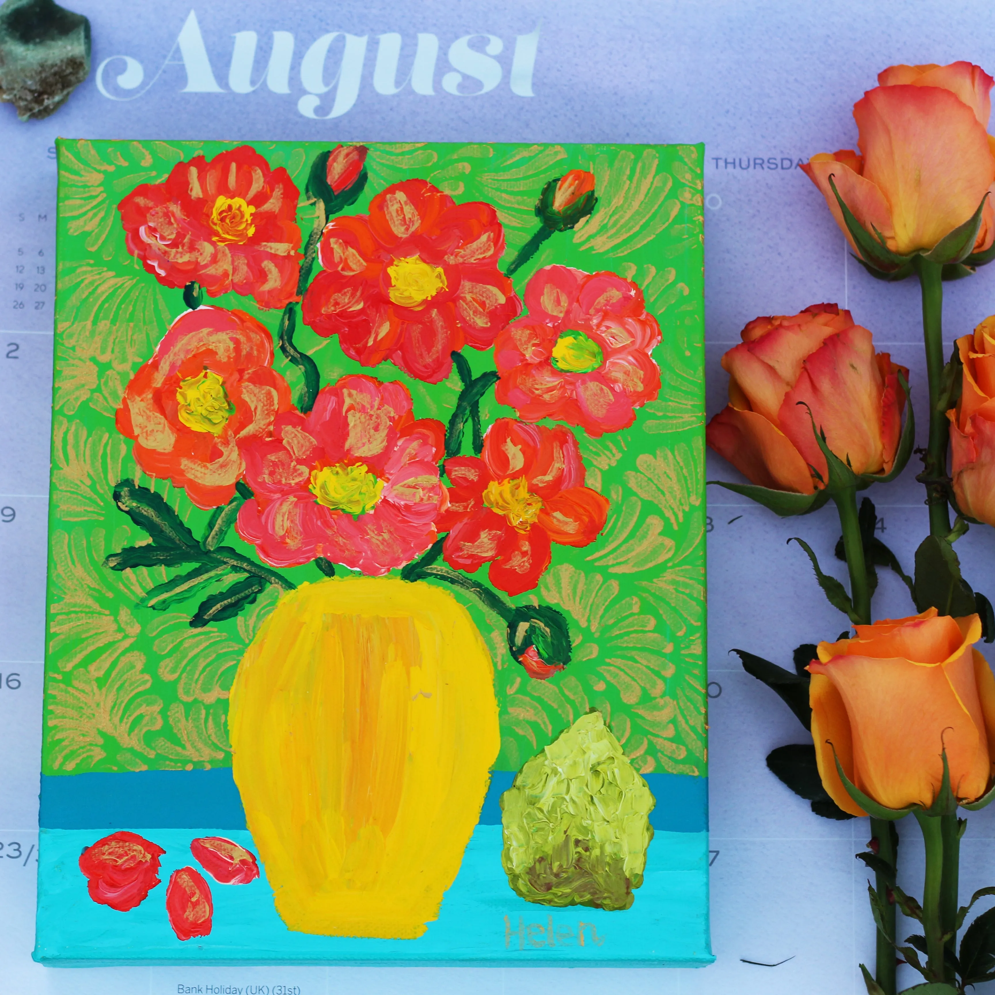 August Poppy & Peridot