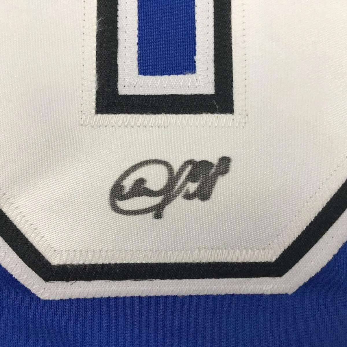 Autographed/Signed Mikhail Sergachev Tampa Bay Blue Hockey Jersey PSA/DNA COA