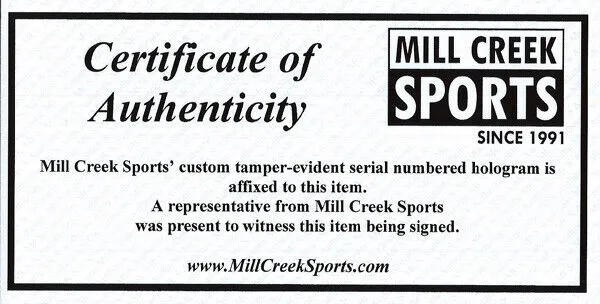 BISHOP SANKEY AUTOGRAPHED WHITE LOGO FOOTBALL WASHINGTON HUSKIES MCS HOLO 73077