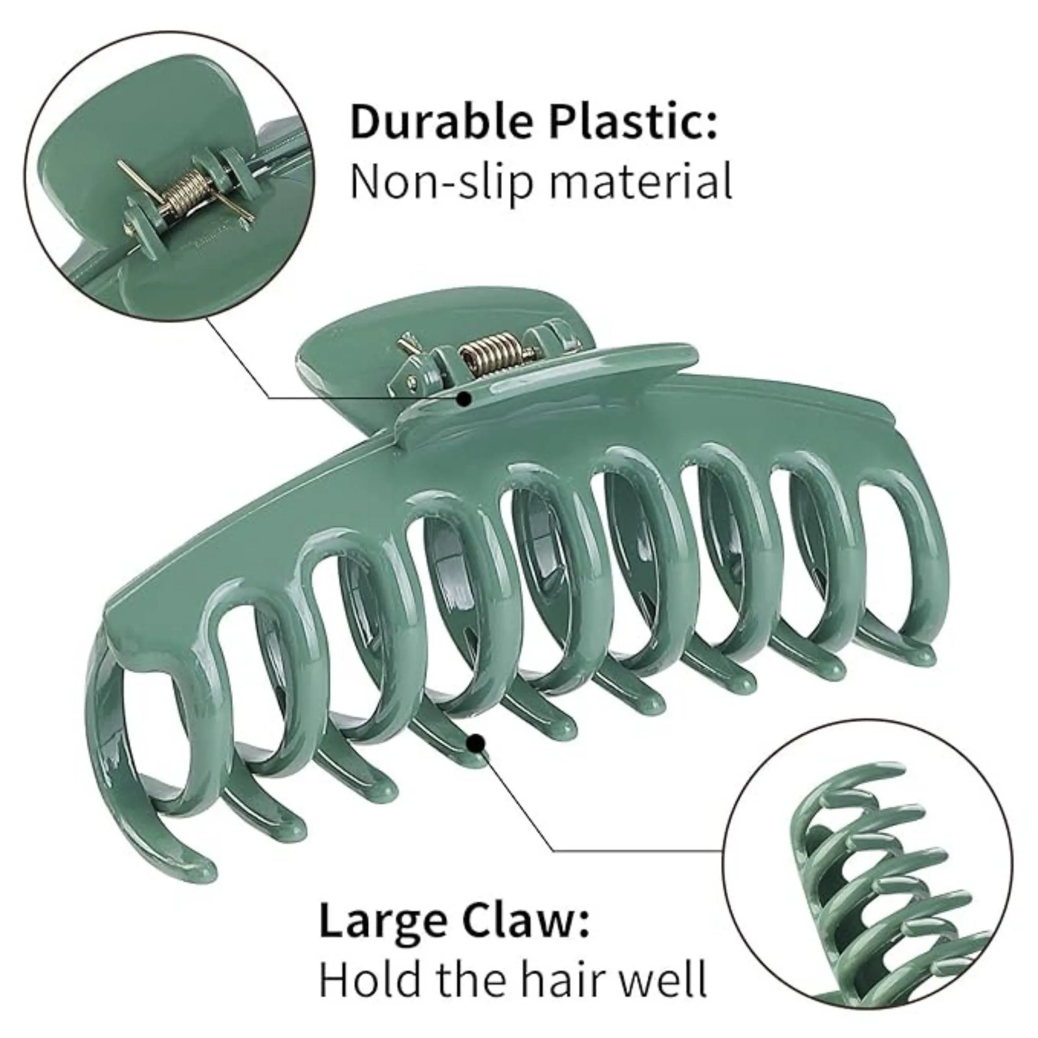 Blue Hair Claw Clip