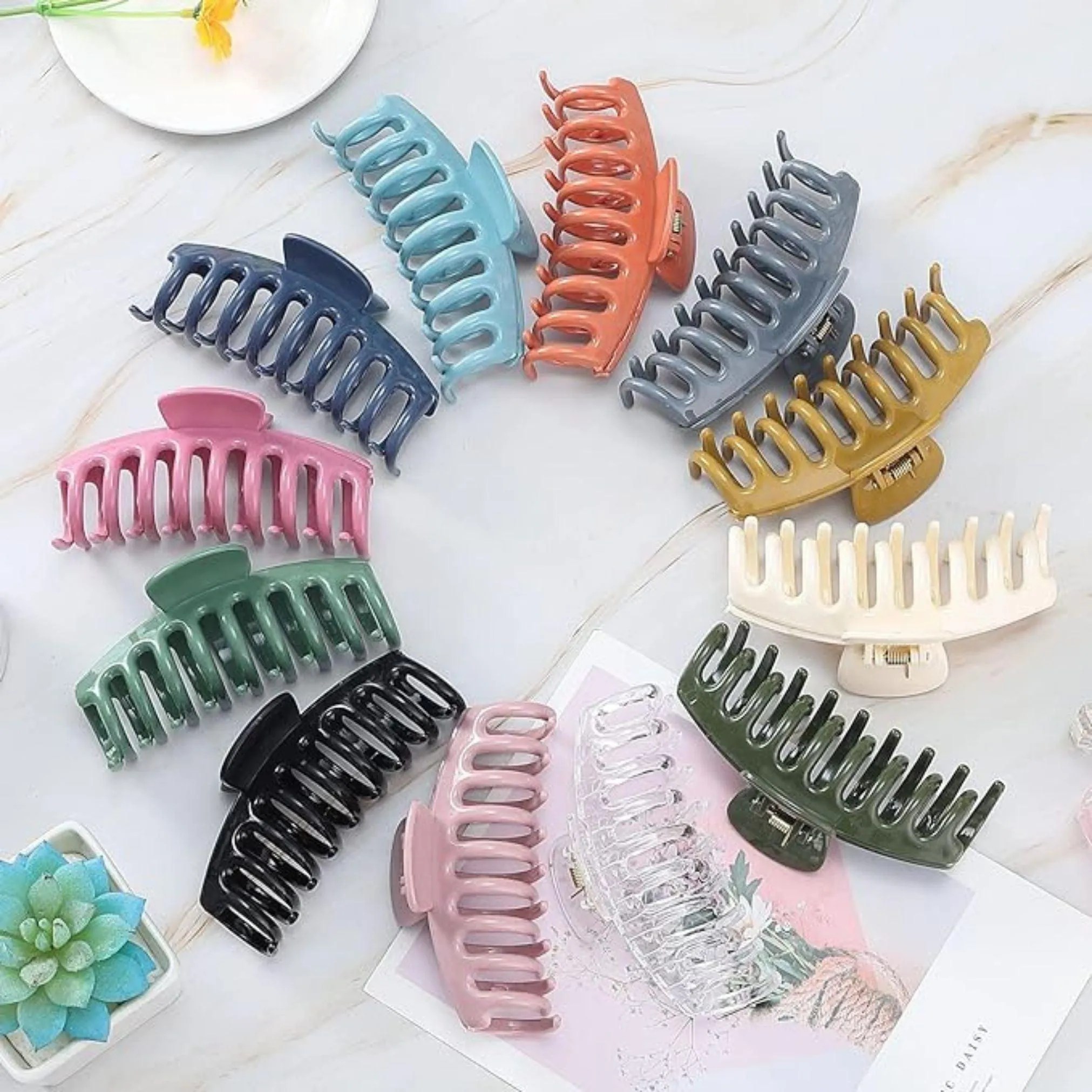 Blue Hair Claw Clip