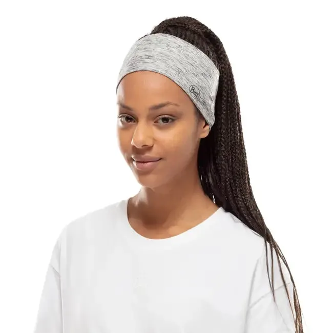BUFF Coolnet UV Wide Headband - HTR Silver Grey