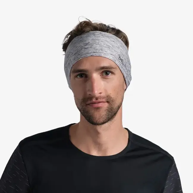 BUFF Coolnet UV Wide Headband - HTR Silver Grey