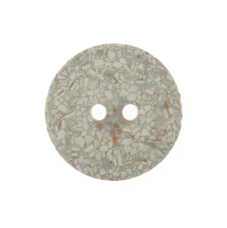 Buttons Eco-Conscious Recycled Eggshell 20mm