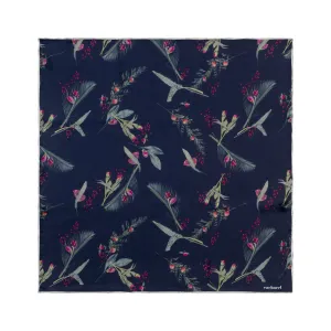 Cacharel CFM835N-Silk scarf Iris Navy