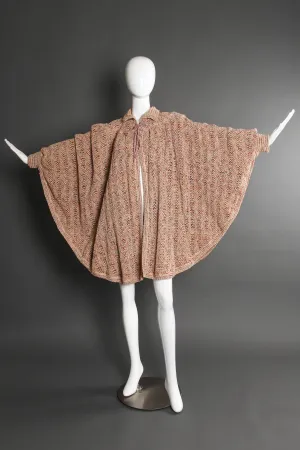Chevron Knit Cocoon Sweater