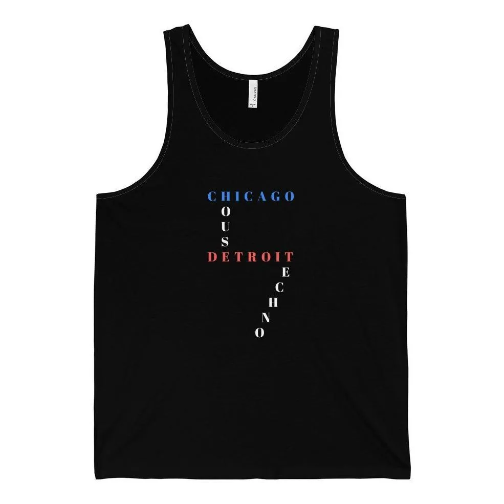 Chicago House Detroit Techno Tank Top