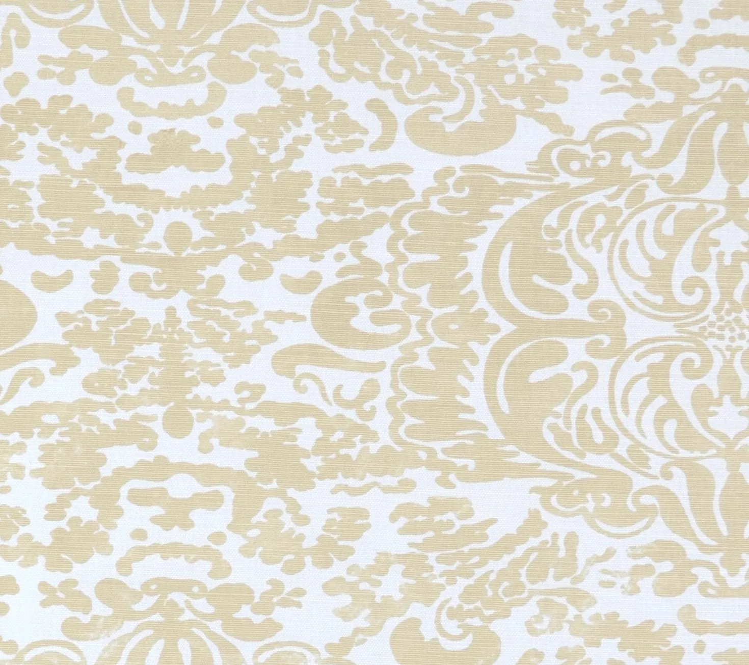 China Seas Fabric: San Marco - Custom Greige on Tinted Belgian Linen / Cotton