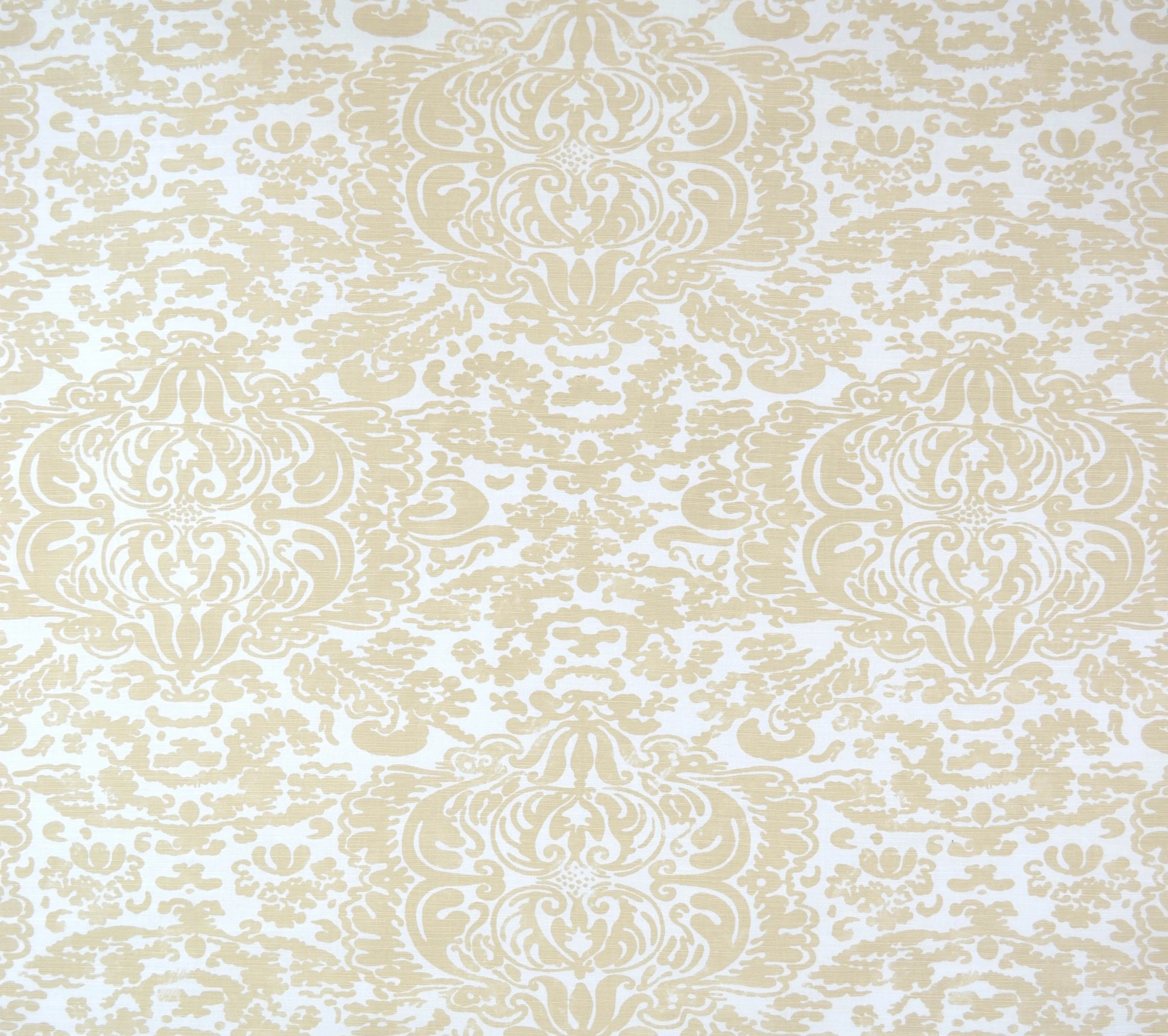 China Seas Fabric: San Marco - Custom Greige on Tinted Belgian Linen / Cotton