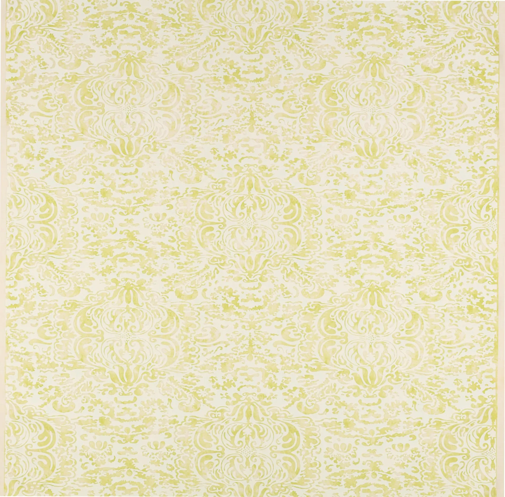 China Seas Fabric: San Marco - Custom New Celadon on Tinted Belgian Linen / Cotton