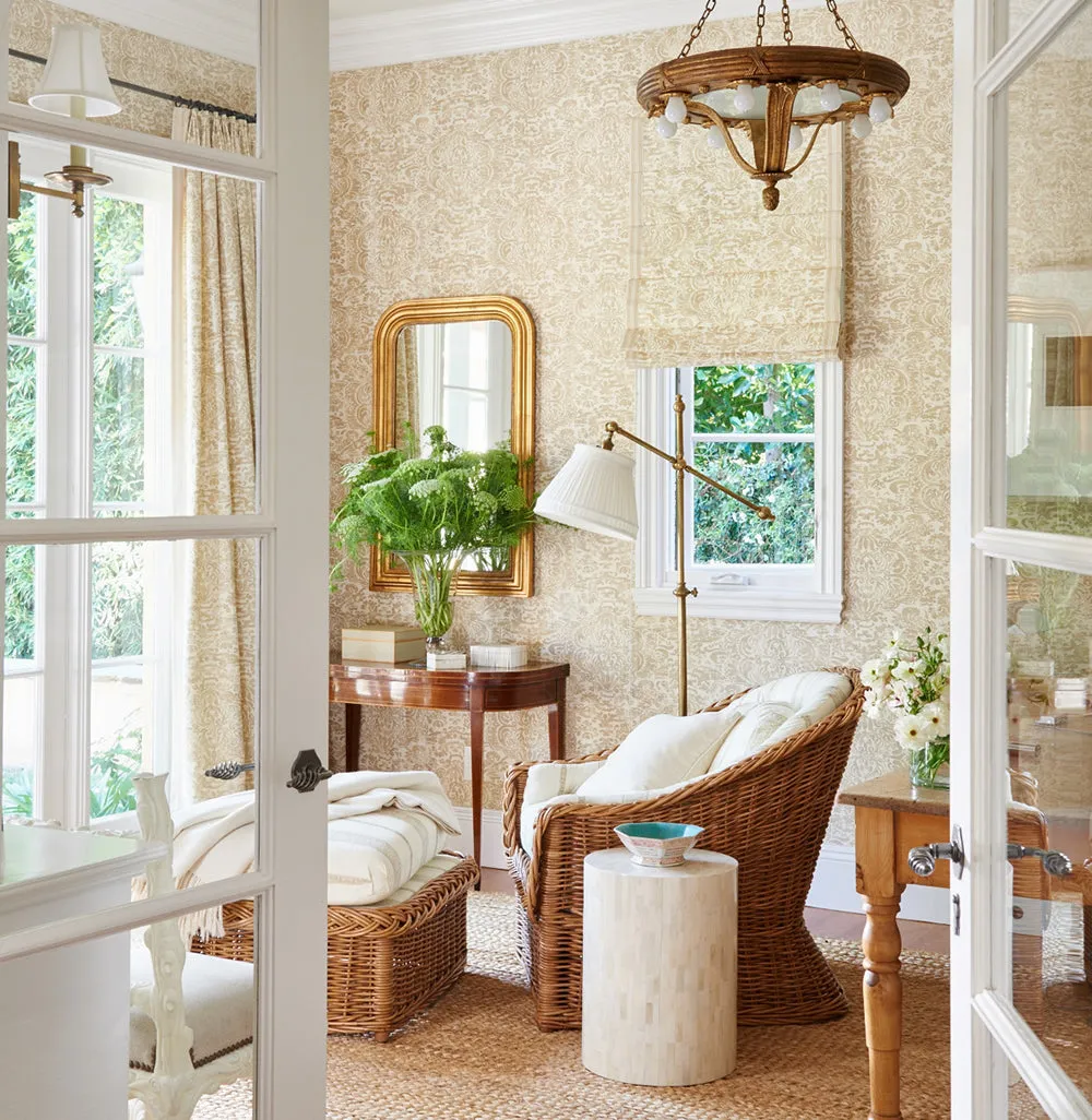 China Seas Wallpaper: San Marco - Custom Pine Barrens on White Paper