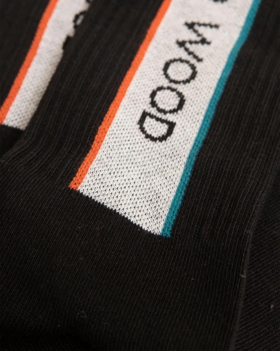Conor logo sports socks - Black