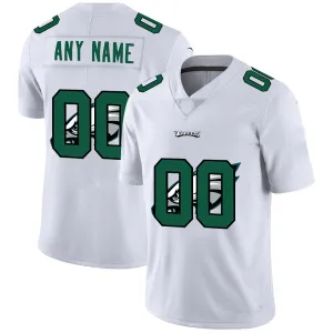 Custom P.Eagles White Team Big Logo Vapor Untouchable Limited Jersey Stitched American Football Jerseys