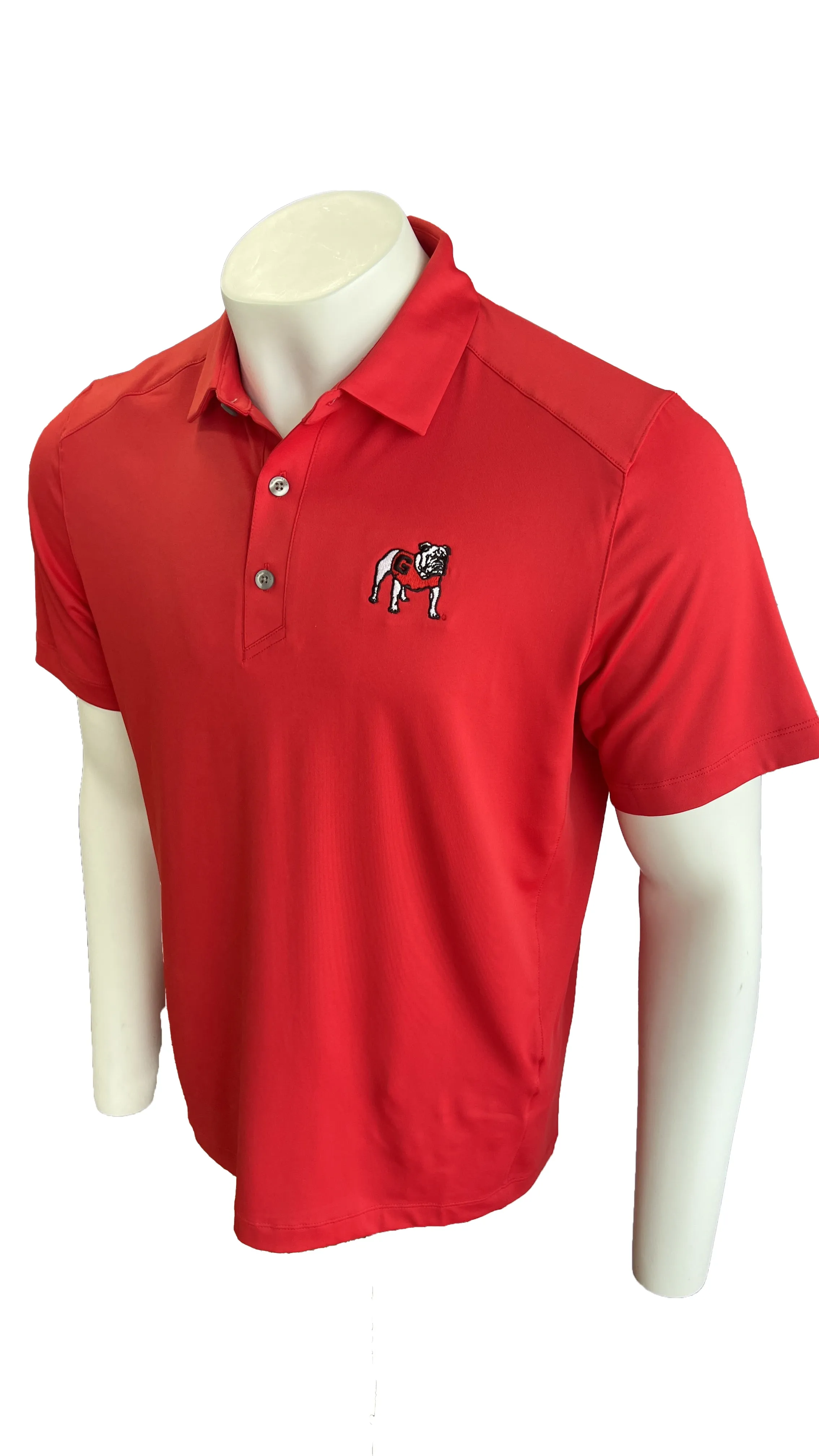 Cutter & Buck Georgia Bulldogs Forge Eco Stretch Recycled Mens Polo