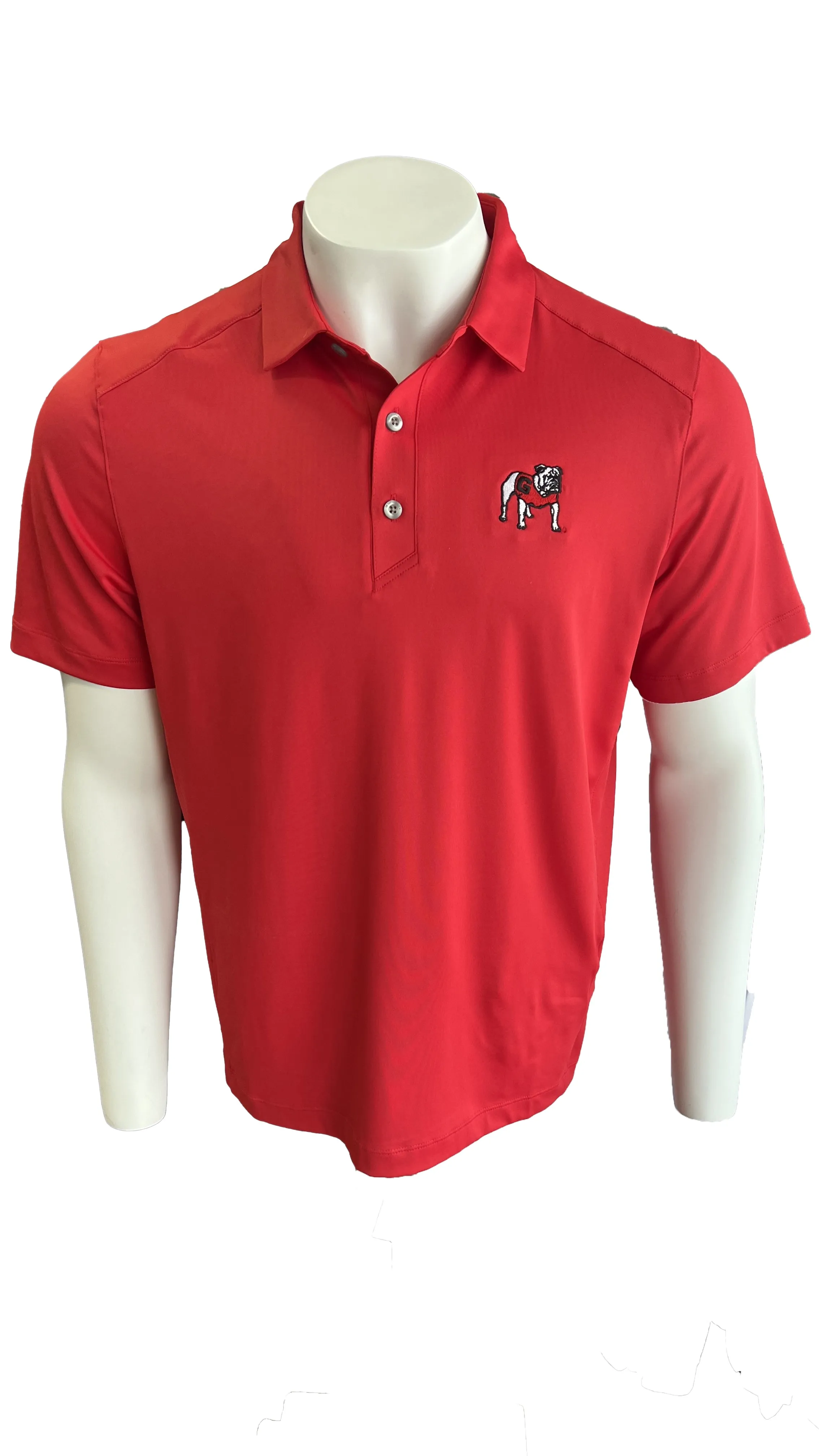 Cutter & Buck Georgia Bulldogs Forge Eco Stretch Recycled Mens Polo