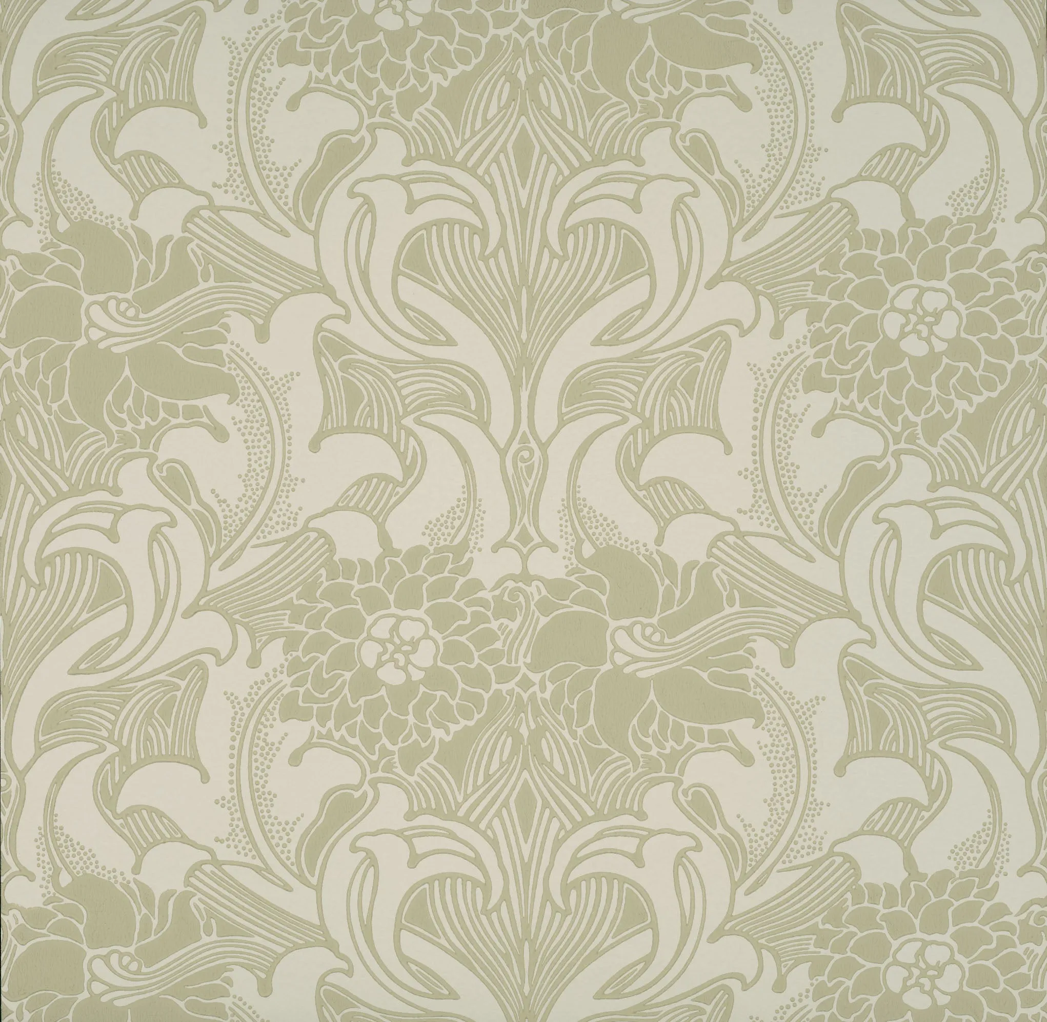 Dahlia Scroll Wallpaper by Little Greene