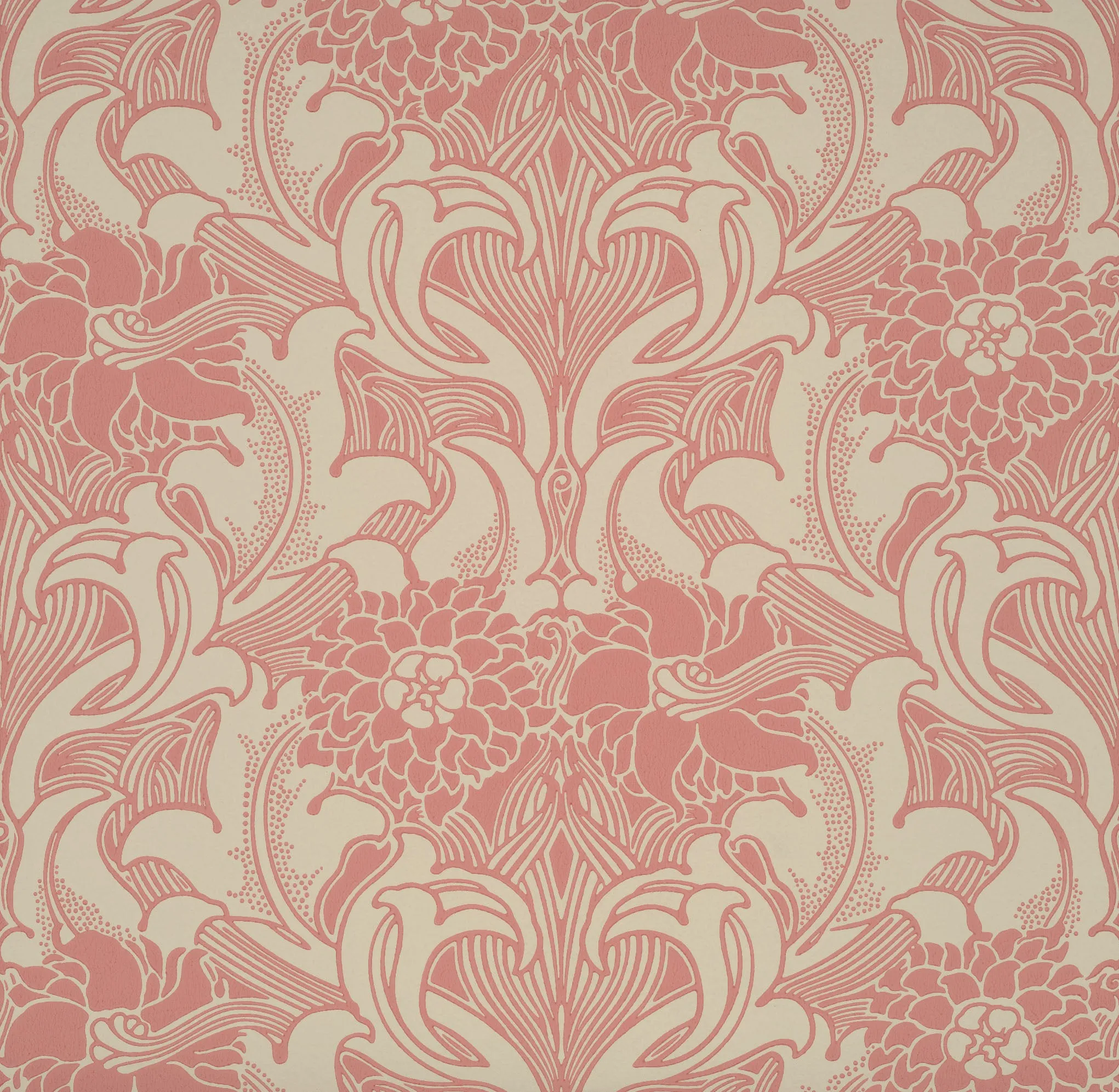 Dahlia Scroll Wallpaper by Little Greene