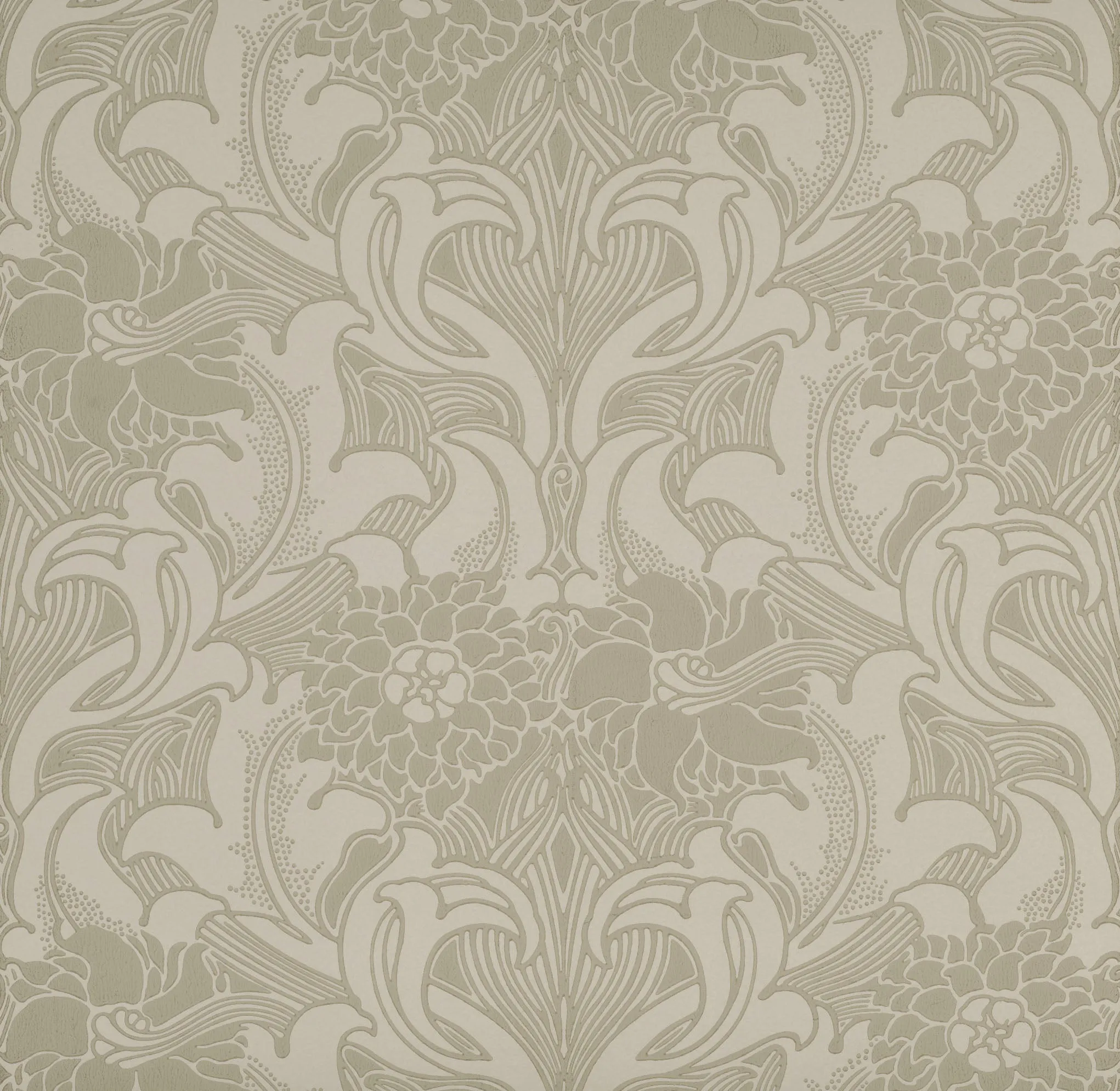 Dahlia Scroll Wallpaper by Little Greene