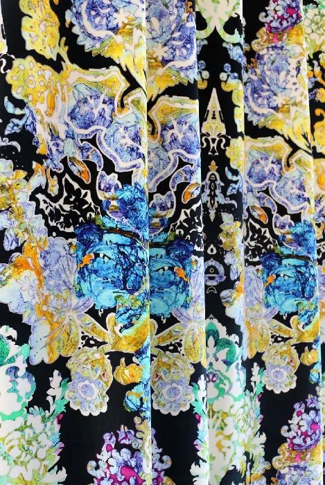 damsel damask velvet fabric