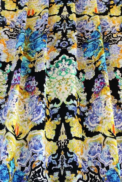damsel damask velvet fabric