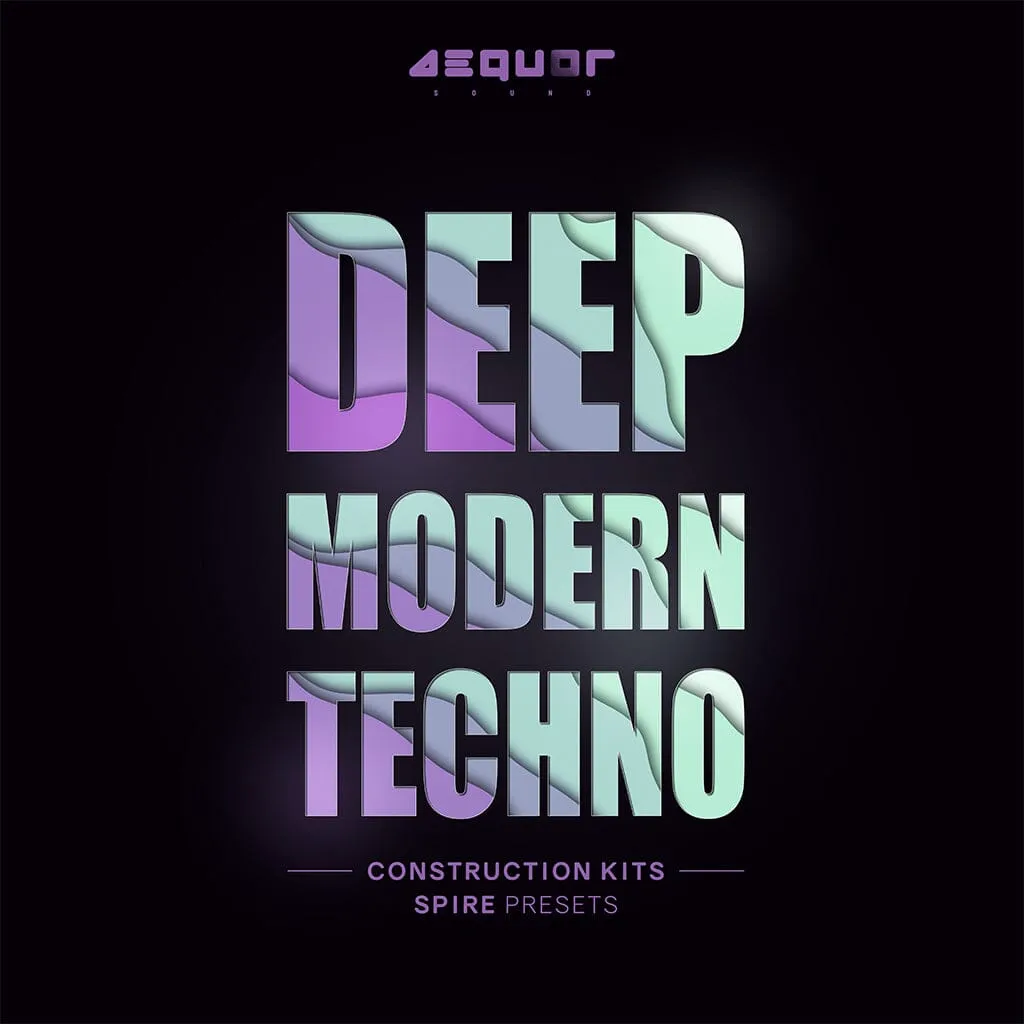 Deep Modern Techno - Techno Pack (Construction kits - Wave & Midi file )