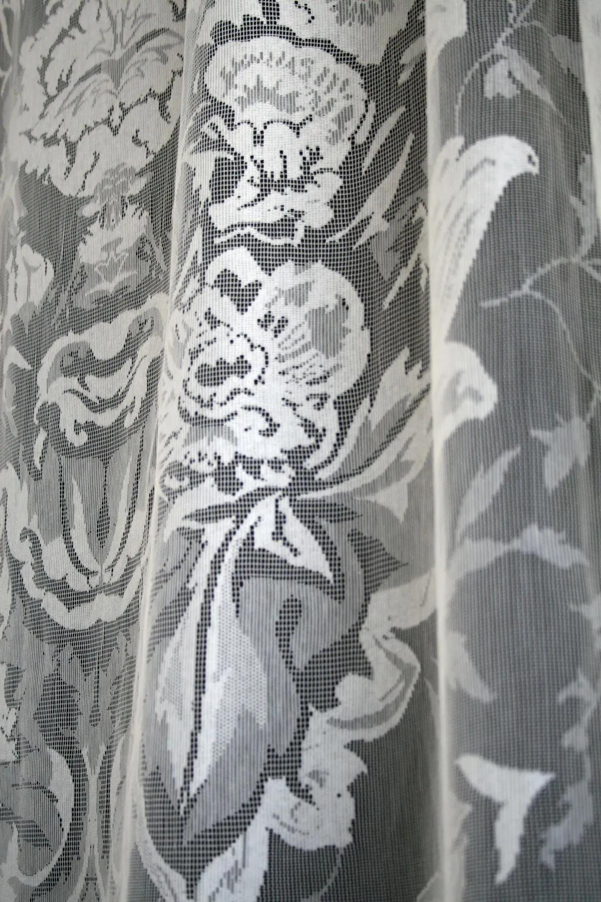 devil damask lace fabric