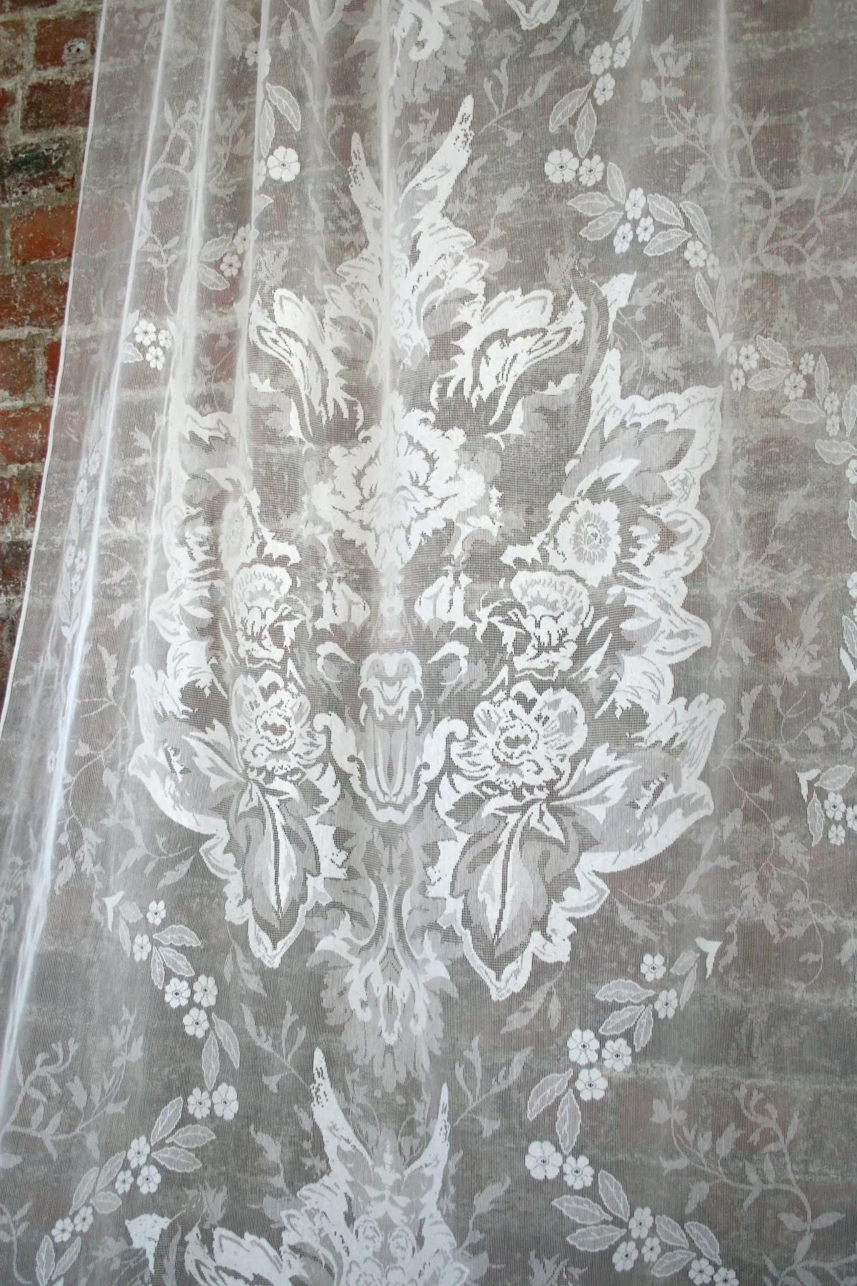 devil damask lace fabric