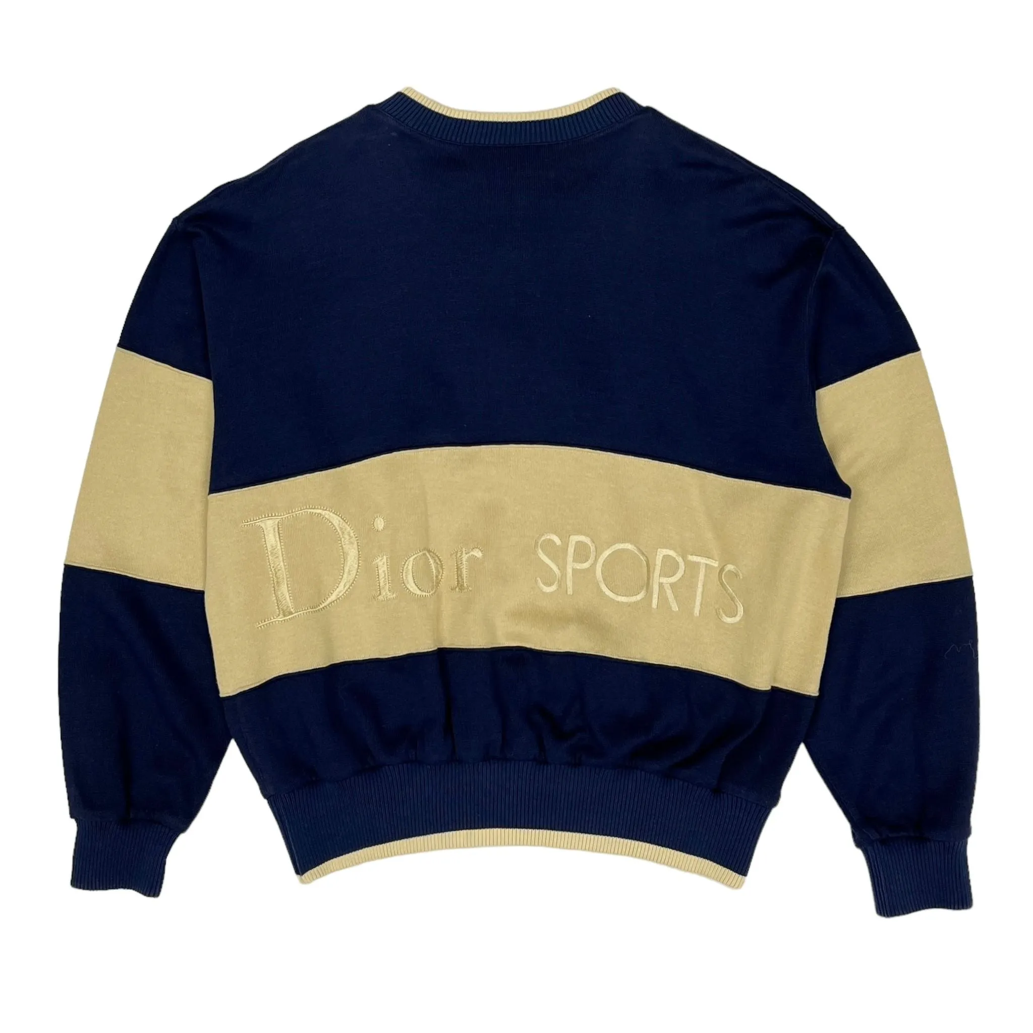 Dior Sports Navy Logo Pullover