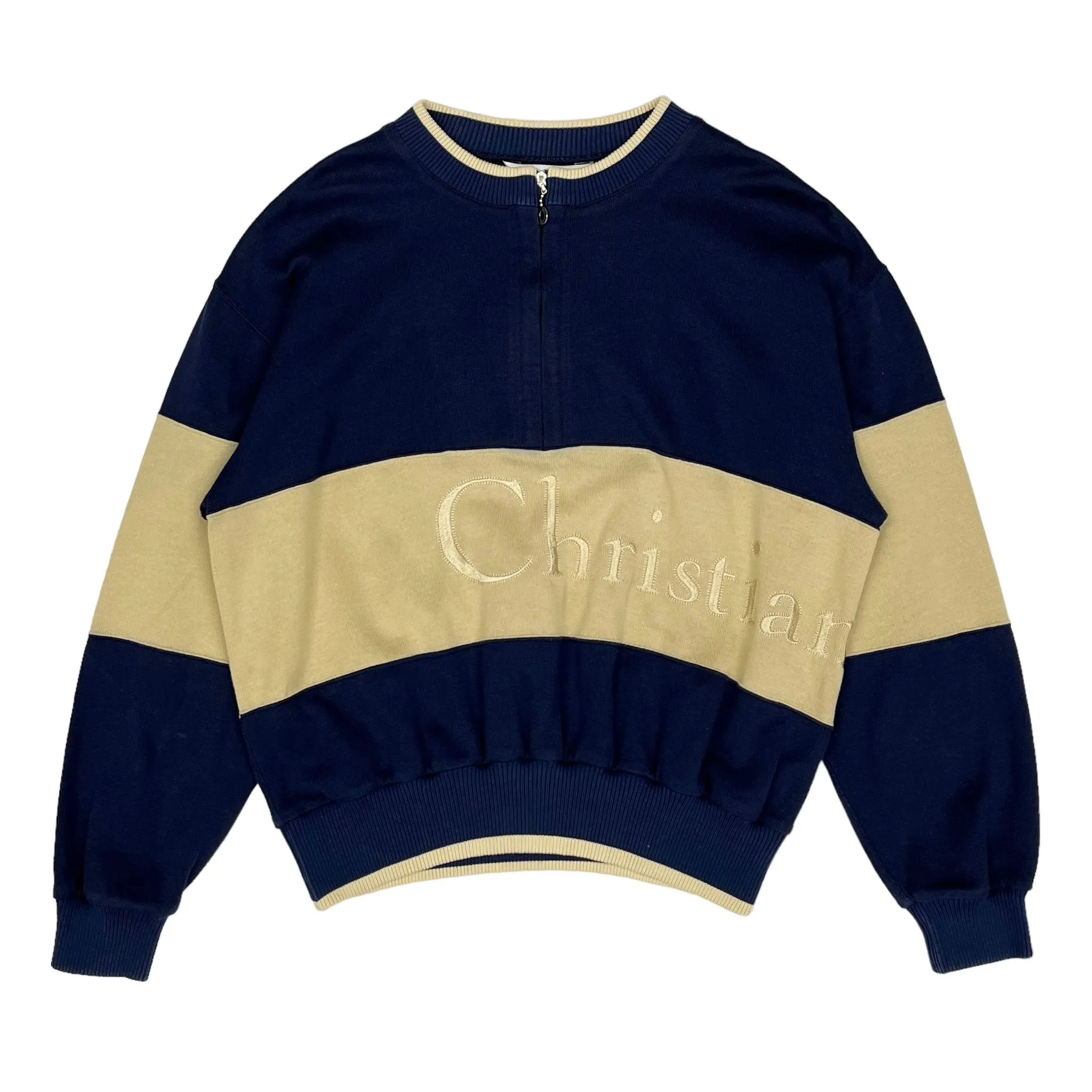 Dior Sports Navy Logo Pullover